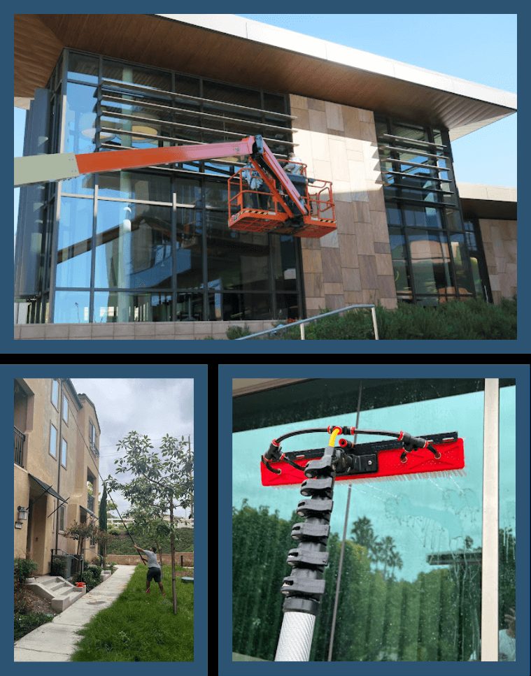 Residential and commercial window cleaning